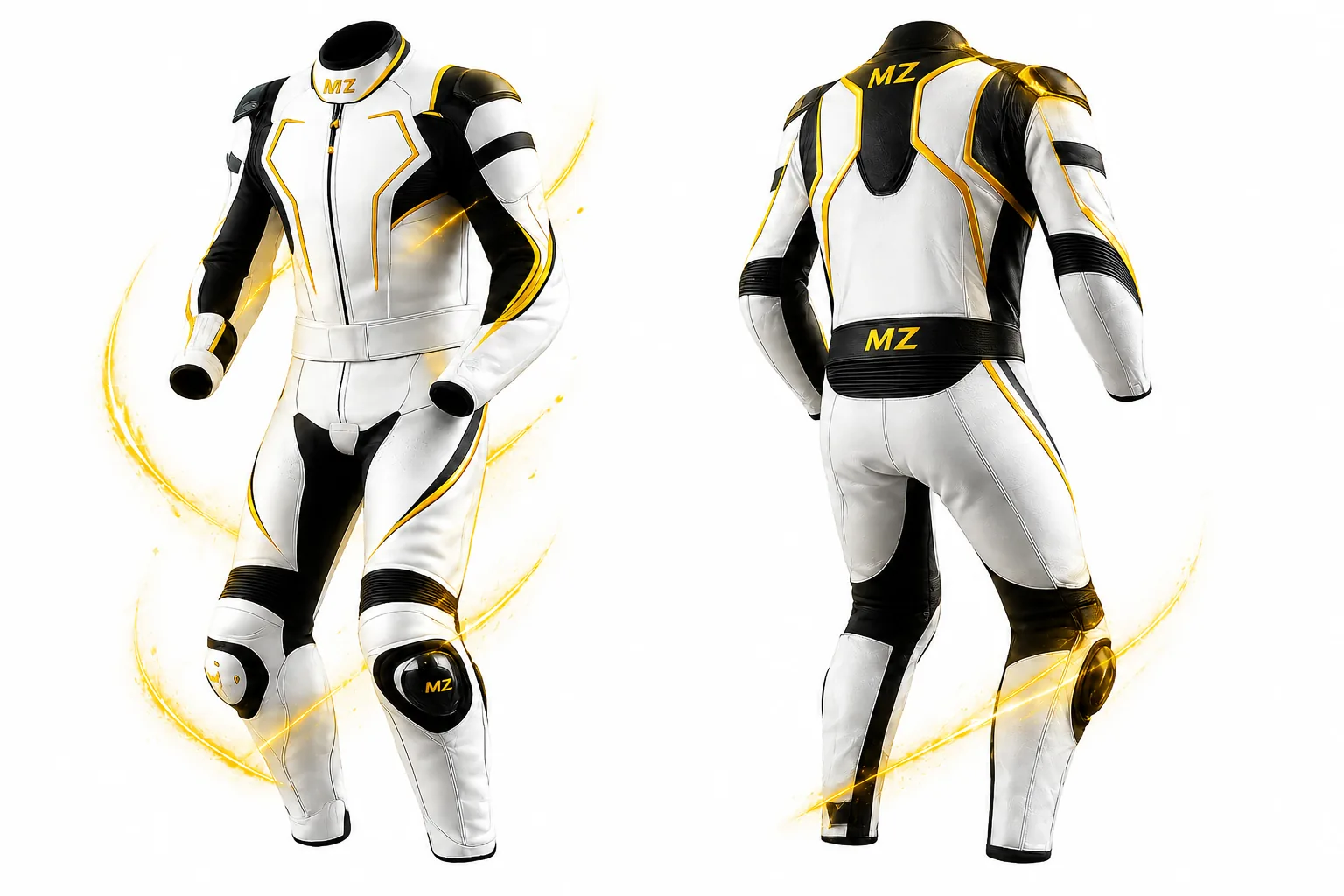 Leather riding suit
